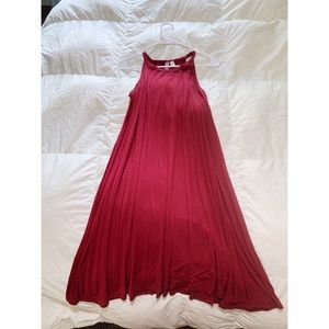 Red Sleeveless Dress L